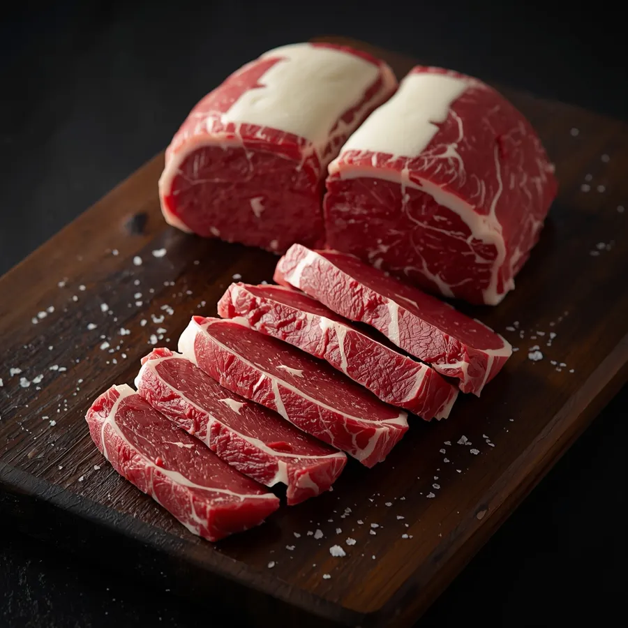 Picanha crua com capa de gordura